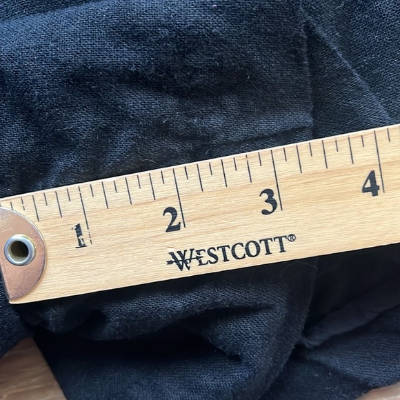 Abercrombie & Fitch Linen-Blend Pull-On Shorts in Black size medium - Picture 9 of 9